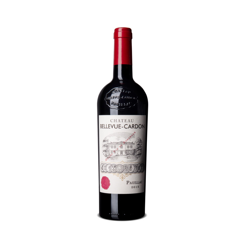 Rode-Wijn-Bordeaux-Chateau-Bellevue-Cardon-Pauillac-Frankrijk