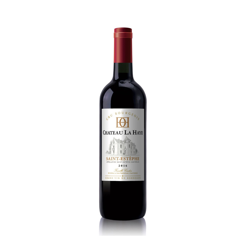 Rode-Wijn-Bordeaux-Chateau-La-Haye-Rouge-Saint-Estèphe-Frankrijk