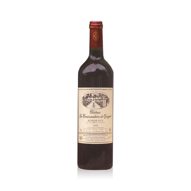Rode-Wijn-Château-Commanderie-Queret-Bordeaux-Frankrijk