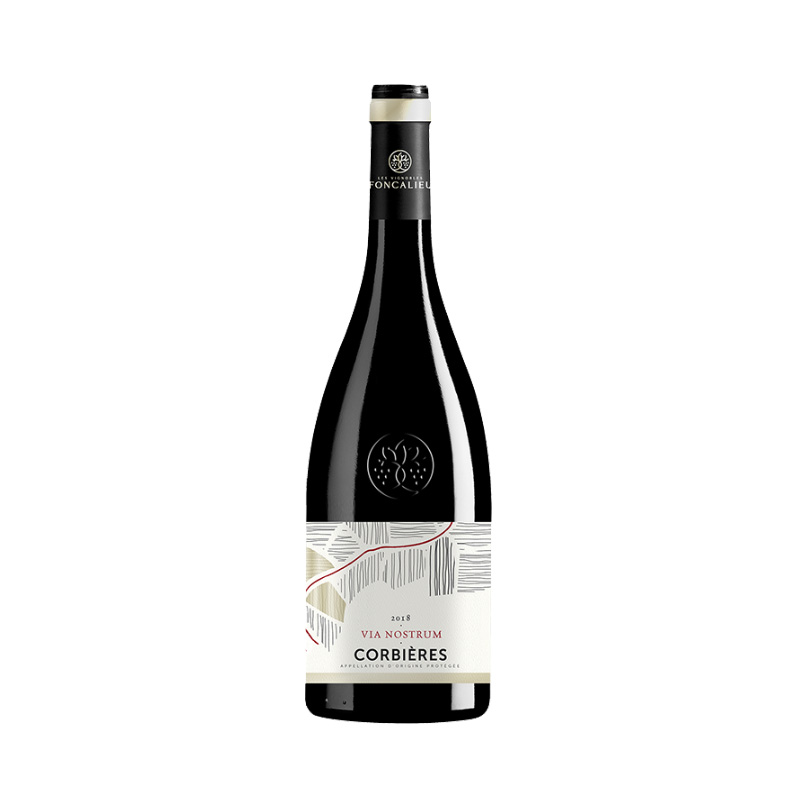 Rode-Wijn-Foncalieu-Via-Nostrum-Corbières-Frankrijk
