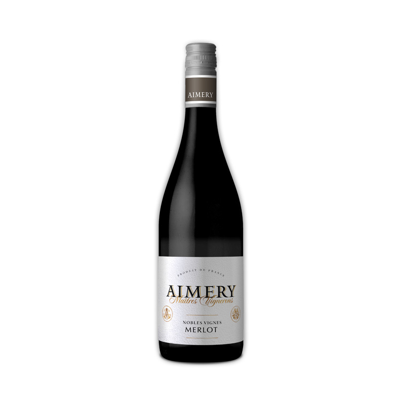 Rode-Wijn-Sieur-d'arques-Merlot-Aimery-Sud-Frankrijk