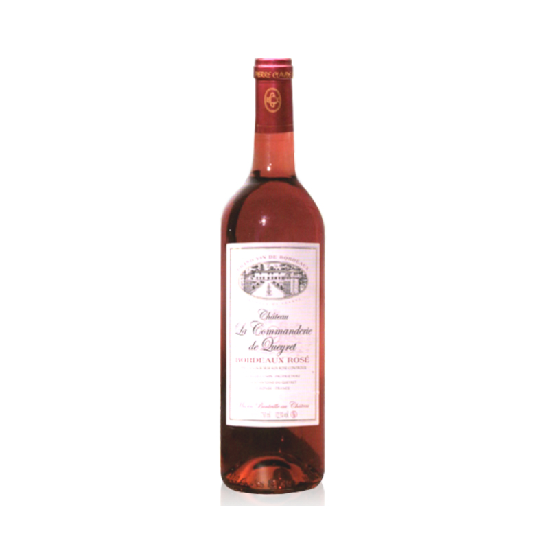 Rosé-Wijn-Château-Commanderie-Queret-Bordeaux-Frankrijk