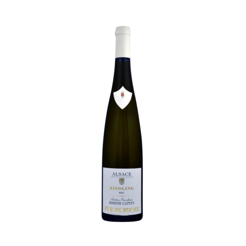Witte-Wijn-Joseph-Cattin-Riesling-Pur-De-Roche-Selection-parcellaireAlsace-Frankrijk