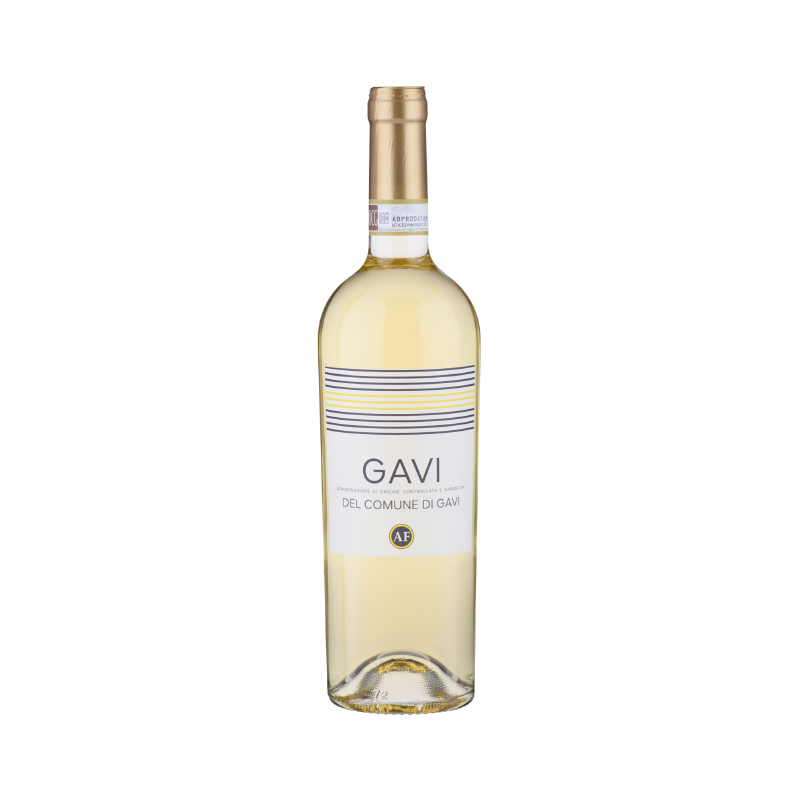 Witte-Wijn-Gavi-del-Comune-di-gavi-Il-Rocchin-piemonte-Italië