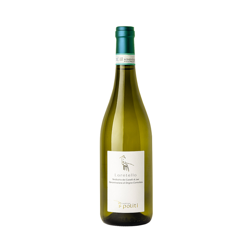 Witte-Wijn-Loretello-verdicchio-Dei-Castelli-Di-Jesi-Marche-Italië